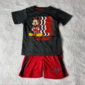 Toddler Boys Mickey Mouse Shorts Set